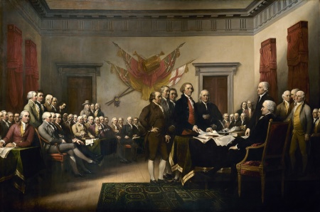  Deceleration of Independence painting Hall of Presidents