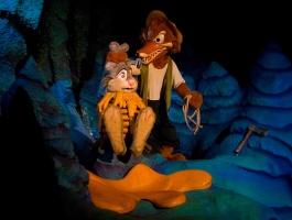 Brer Rabbit after being caught by Brer Bear