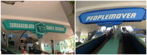  Tomorrowland Transit Authority PeopleMover signs